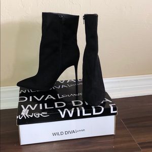 Black Stiletto Booties